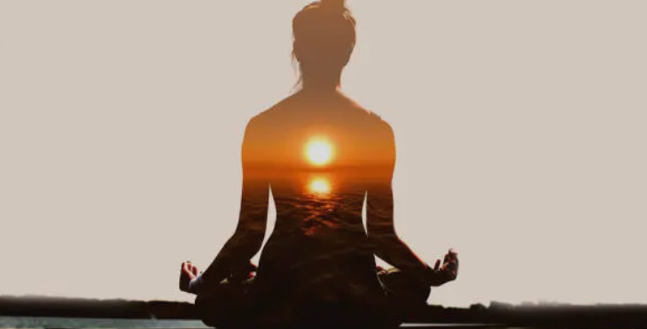 Chakra Meditation Sunset