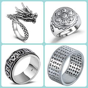 Buddhist and Asian Rings
