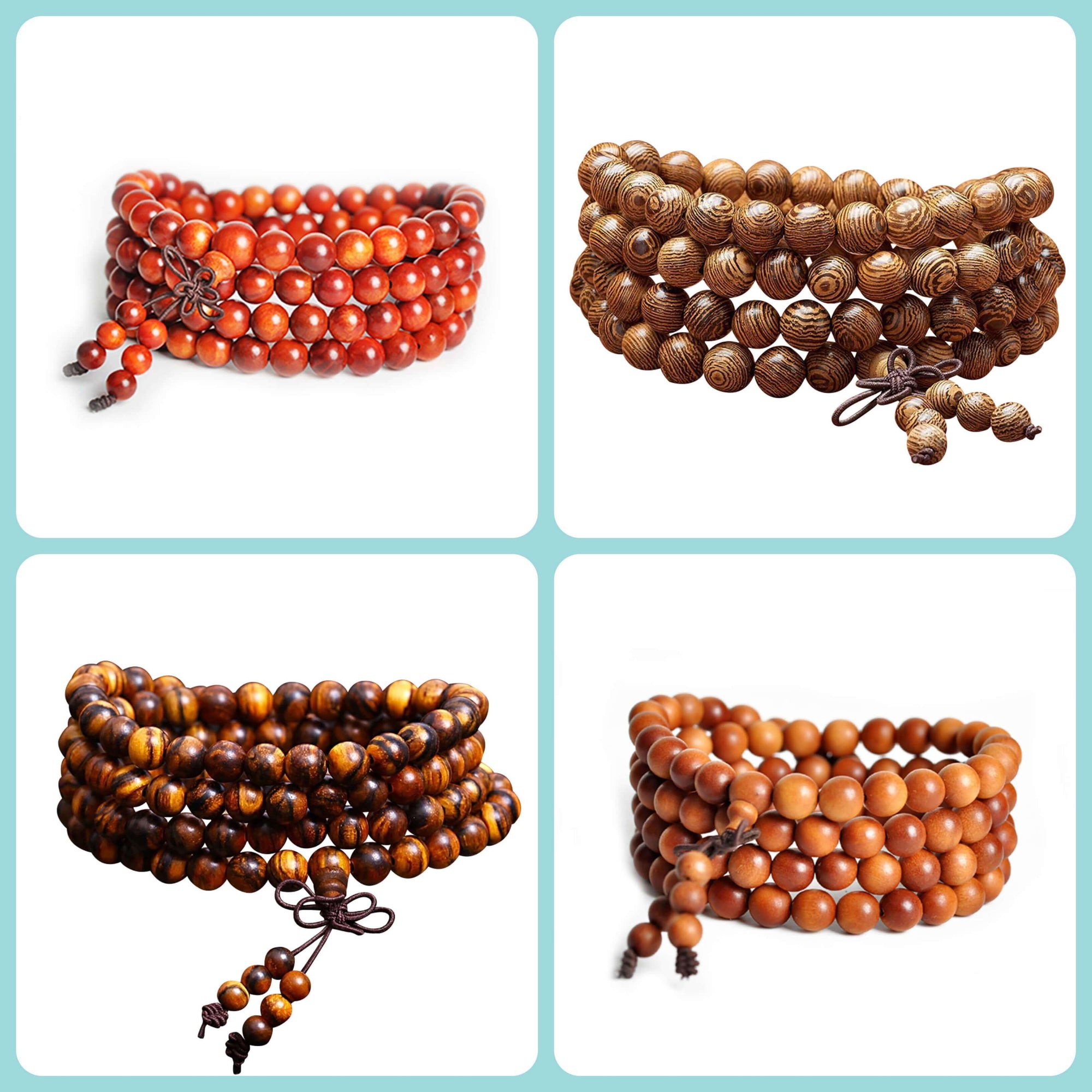 Wooden Mala Necklaces