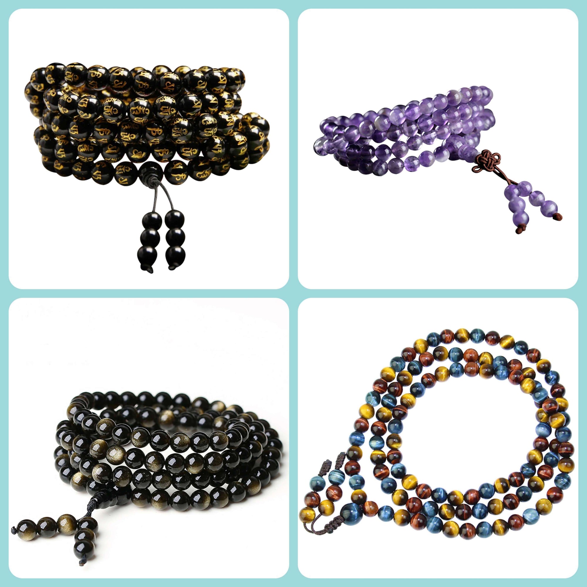 Stone Mala Necklaces