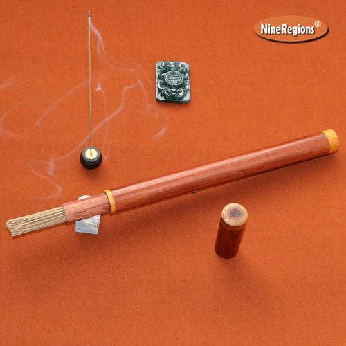 Artisan d'Asie 0 10g High Quality Vietnam Agar Fuson laterite Red Soil Oud wood incense sticks rosewood tube storage Genuine natural aromatic