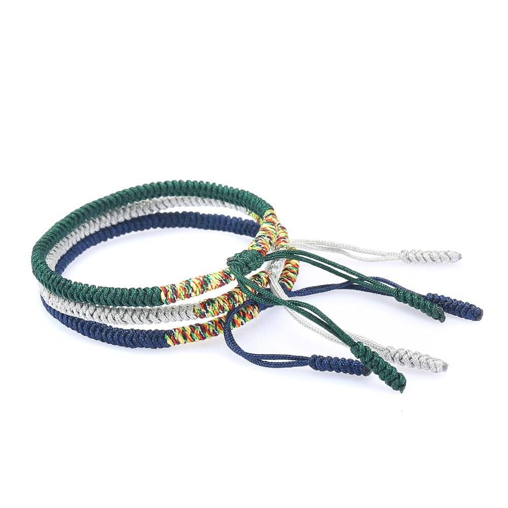 Artisan d'Asie 0 Handmade Multi Color Red Rope Bracelet Tibetan Buddhist Lucky Knots Adjustable Bracelet Jewelry For Women Men 1258