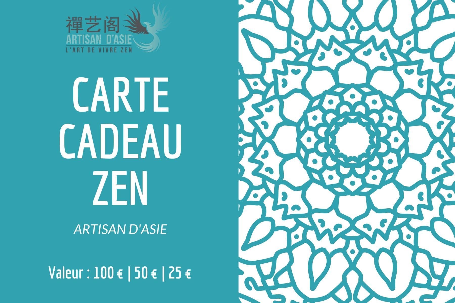 Artisan d'Asie €25.00 Carte Cadeau Zen - Artisan d'Asie