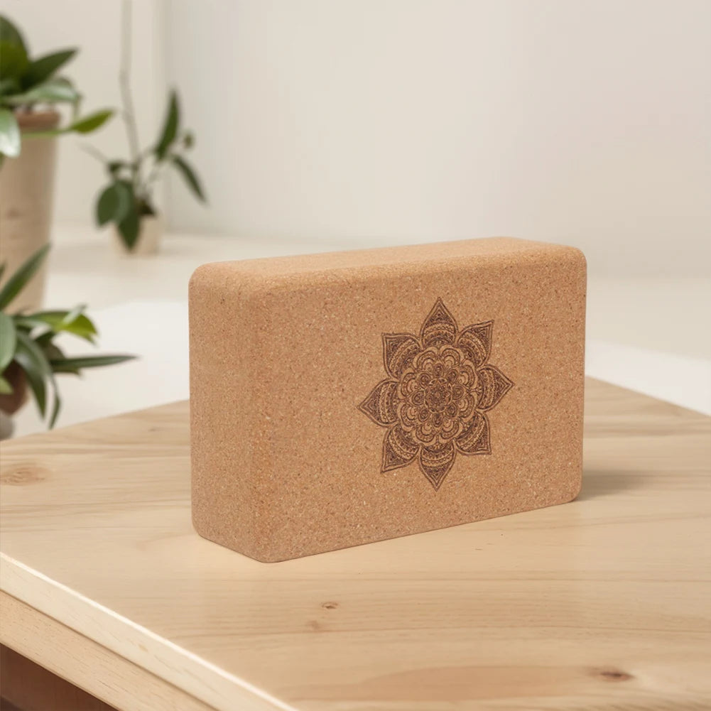 Artisan d'Asie Accessoires Yoga Bloc de yoga en liège