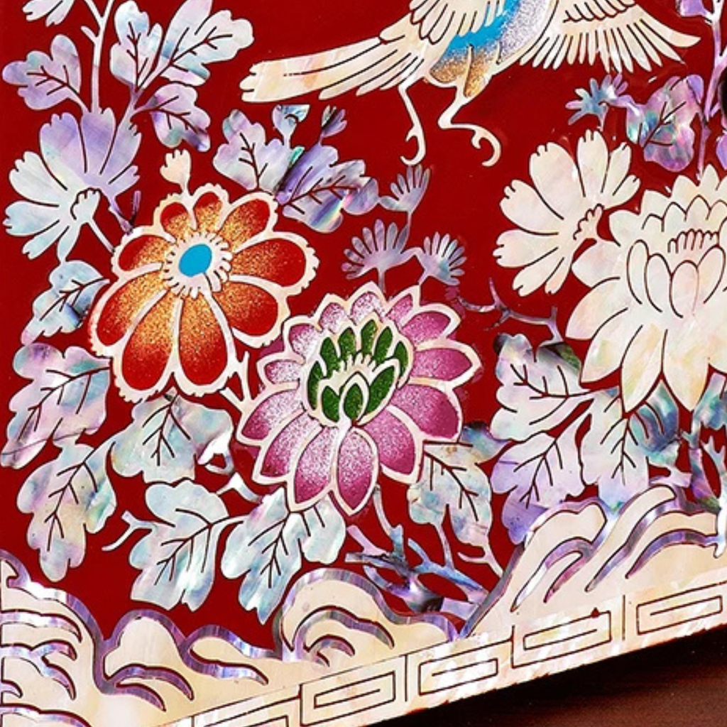 Artisan d'Asie Boites & Coffrets Chinois Boîte à bijoux chinoise en nacre et bois laqué