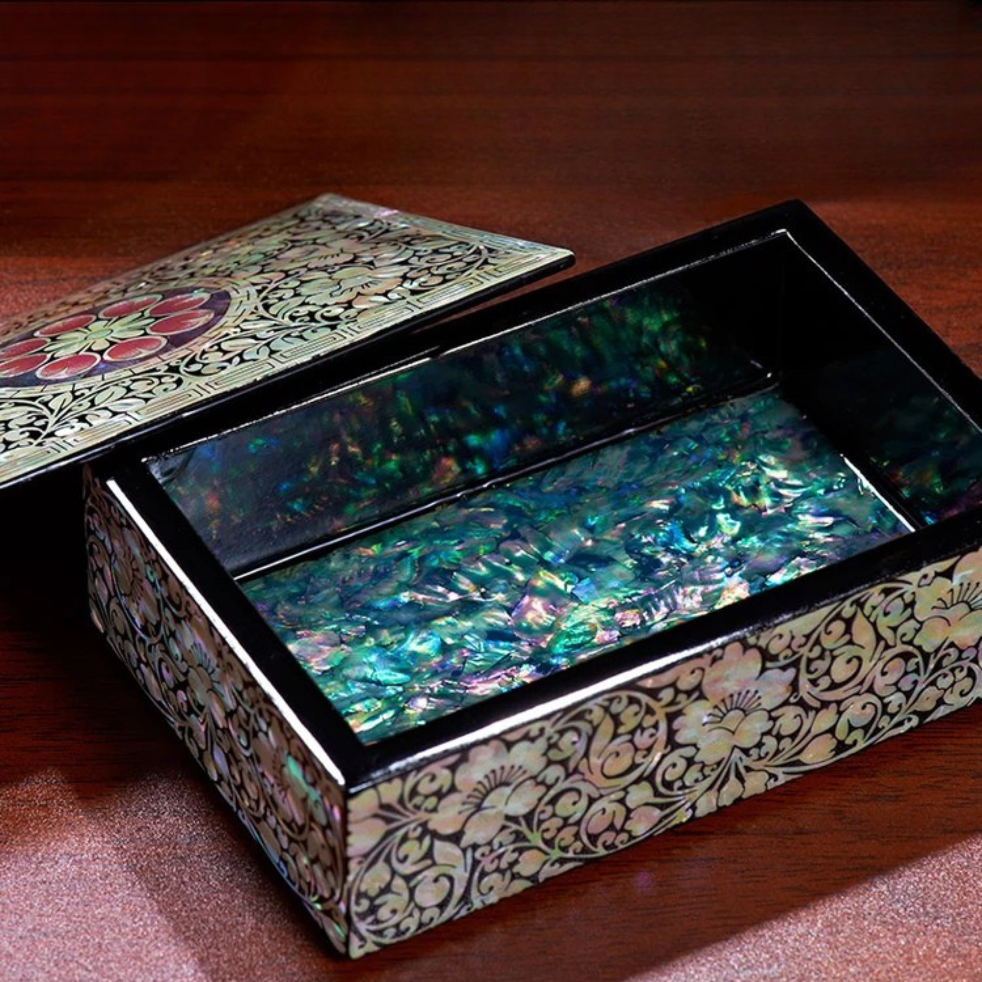 Artisan d'Asie Boites & Coffrets Chinois Boîte à bijoux chinoise en nacre