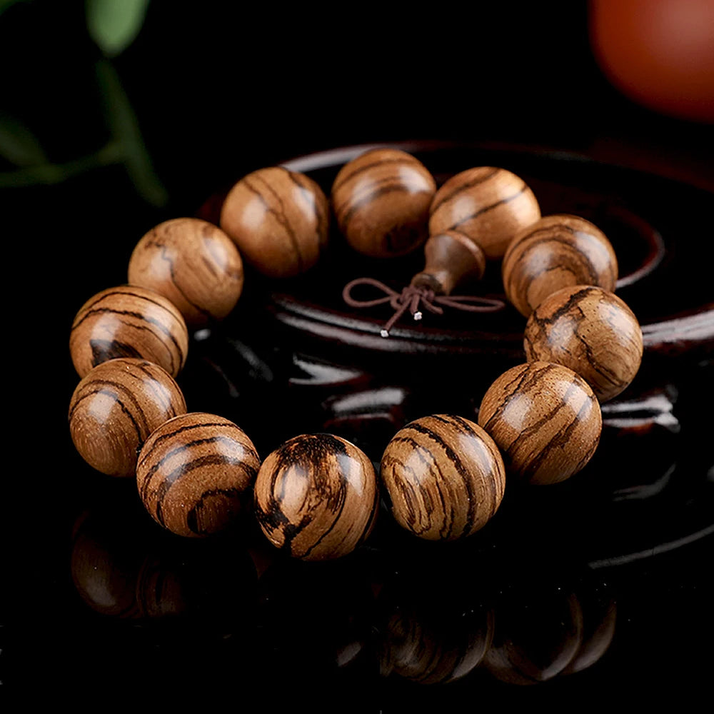 Artisan d'Asie Bracelets Malas Bracelet mala en bois de oud
