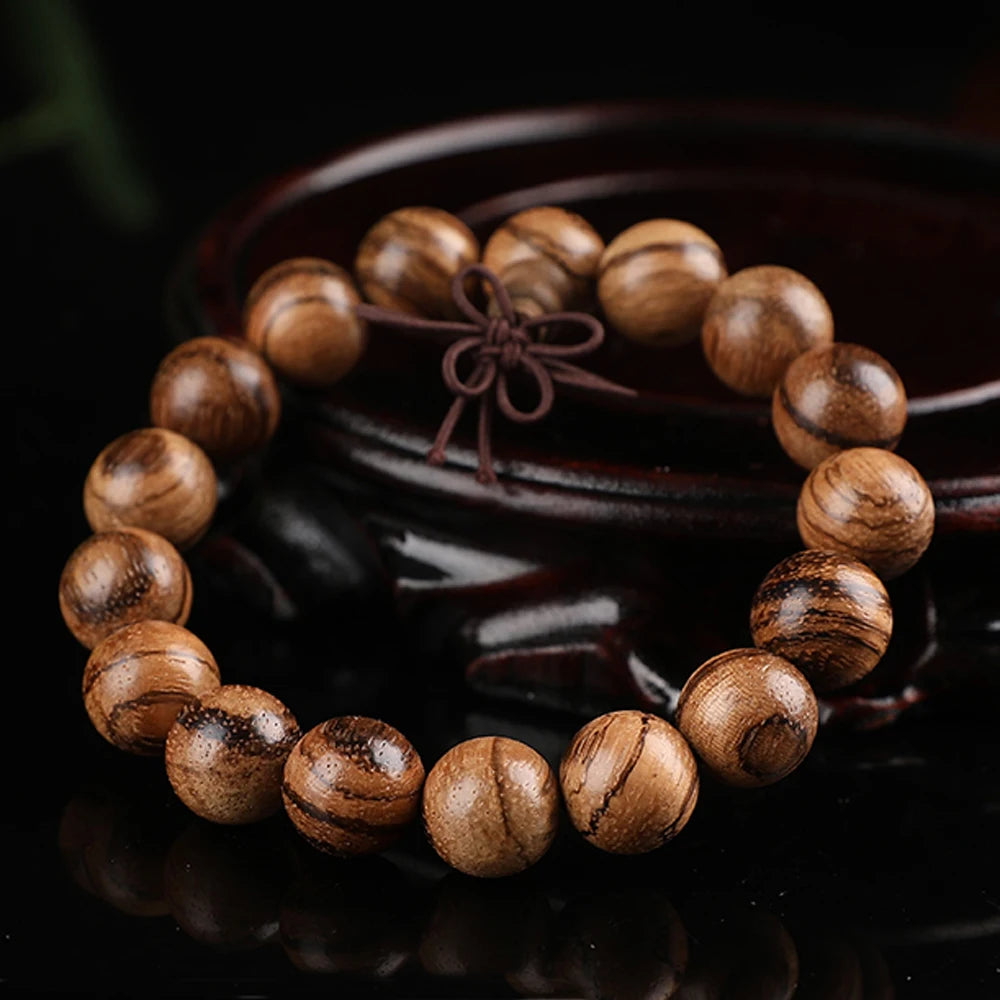 Artisan d'Asie Bracelets Malas Bracelet mala en bois de oud