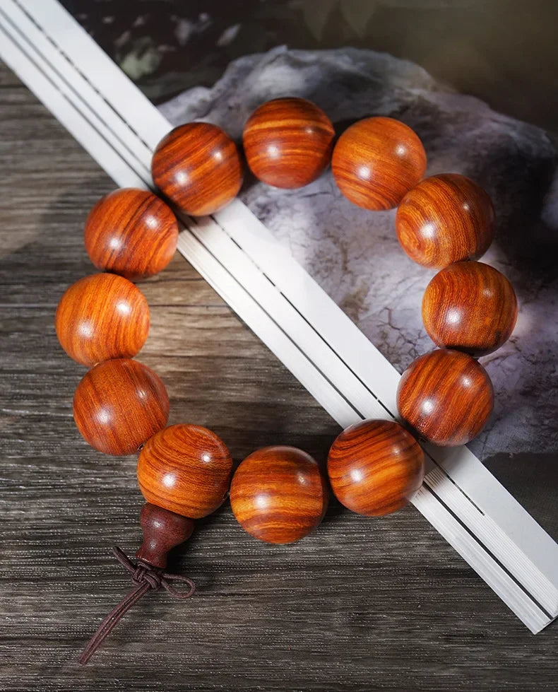 Artisan d'Asie Bracelets Malas Bracelet mala en bois de rose