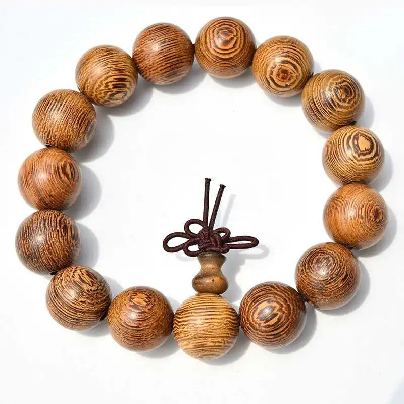 Artisan d'Asie Bracelets Malas Bracelet mala en bois de wengé