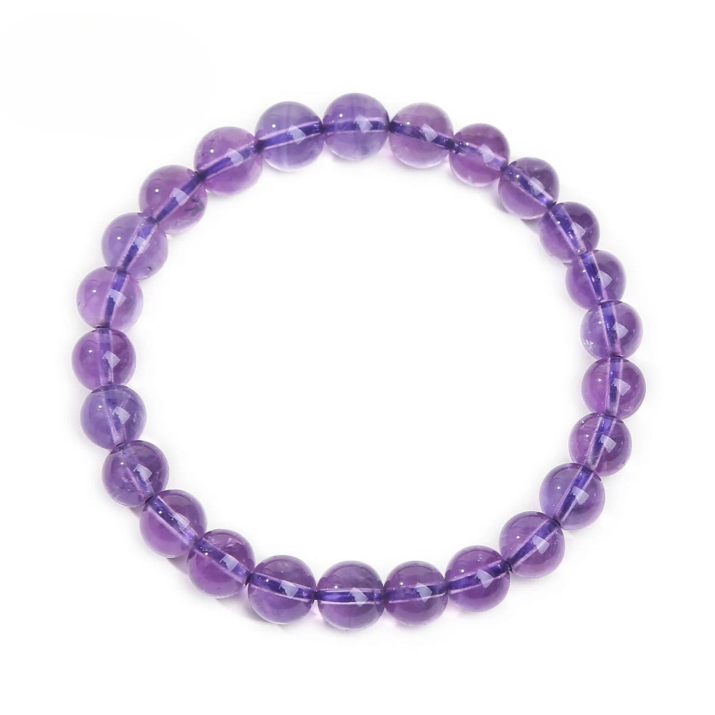 Artisan d'Asie Bracelets Malas Bracelet mala en pierre d'améthyste