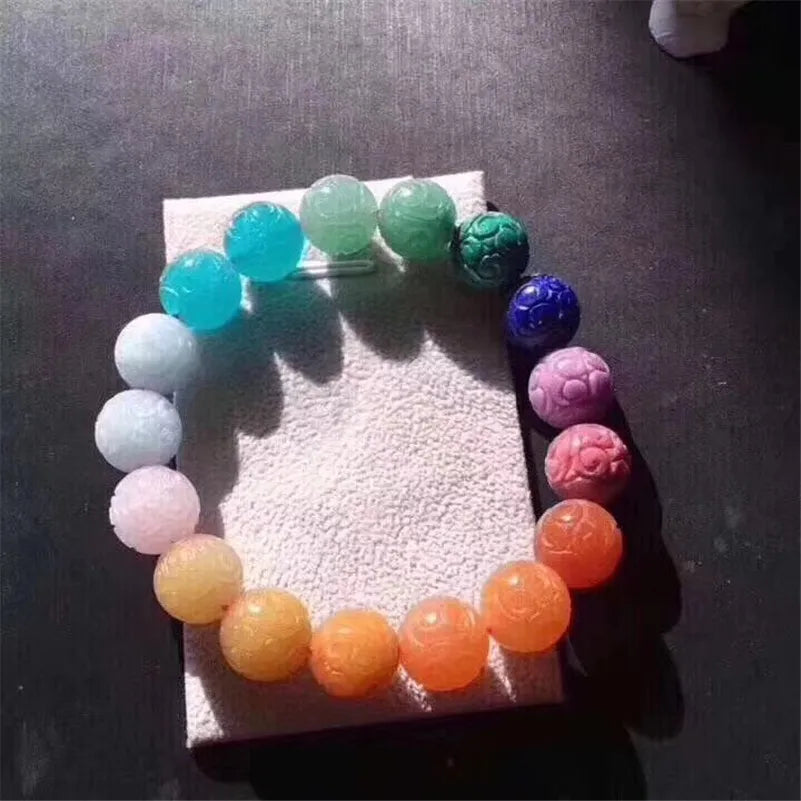 Artisan d'Asie Chakras & Reiki Bracelet 7 chakras en pierres naturelles
