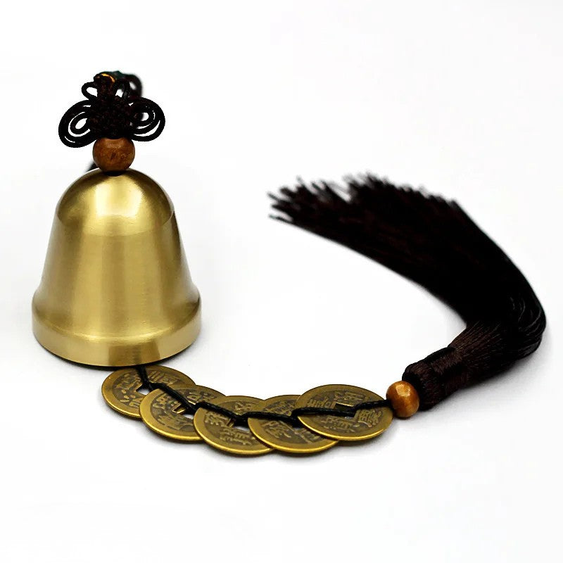 Artisan d'Asie Feng Shui Marron Cloche à vent