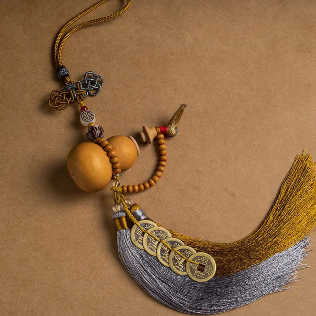 Artisan d'Asie Feng Shui Porte-bonheur Hulu et pièces