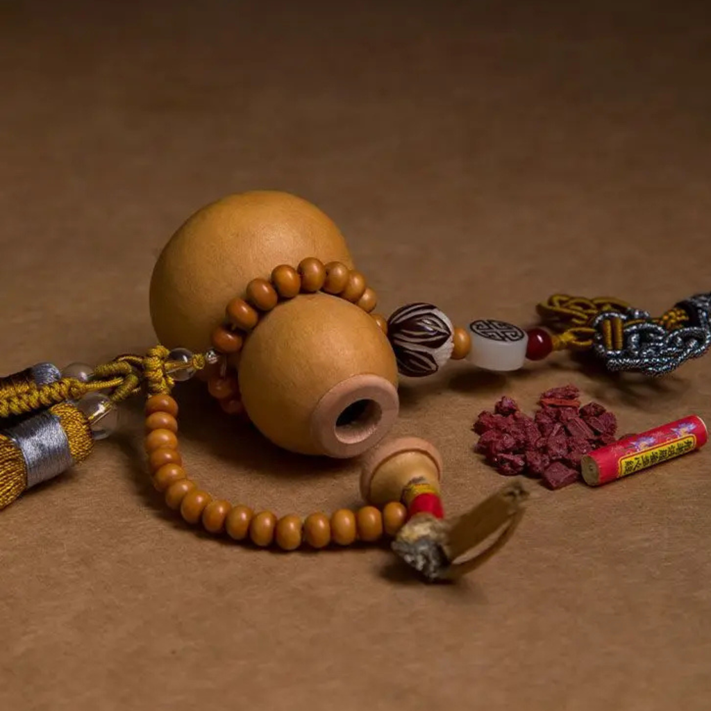 Artisan d'Asie Feng Shui Porte-bonheur Hulu et pièces