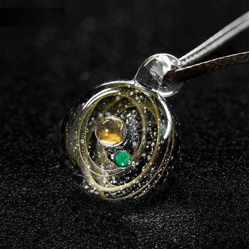 Artisan d'Asie Pendentifs & Amulettes Jupiter Pendentif Constellation en Verre Soufflé