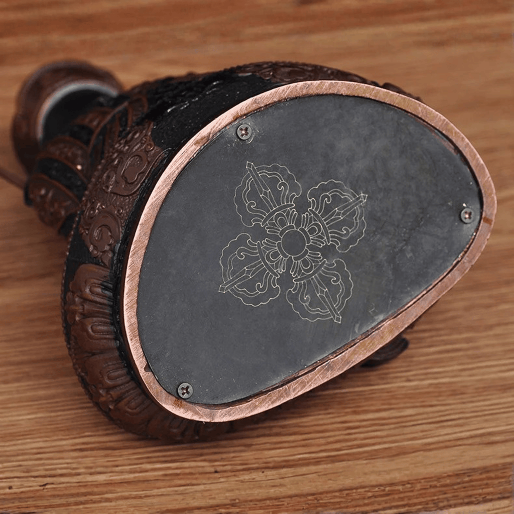 Artisan d'Asie Statues Bouddha Statue Bodhisattva Manjushri en laiton