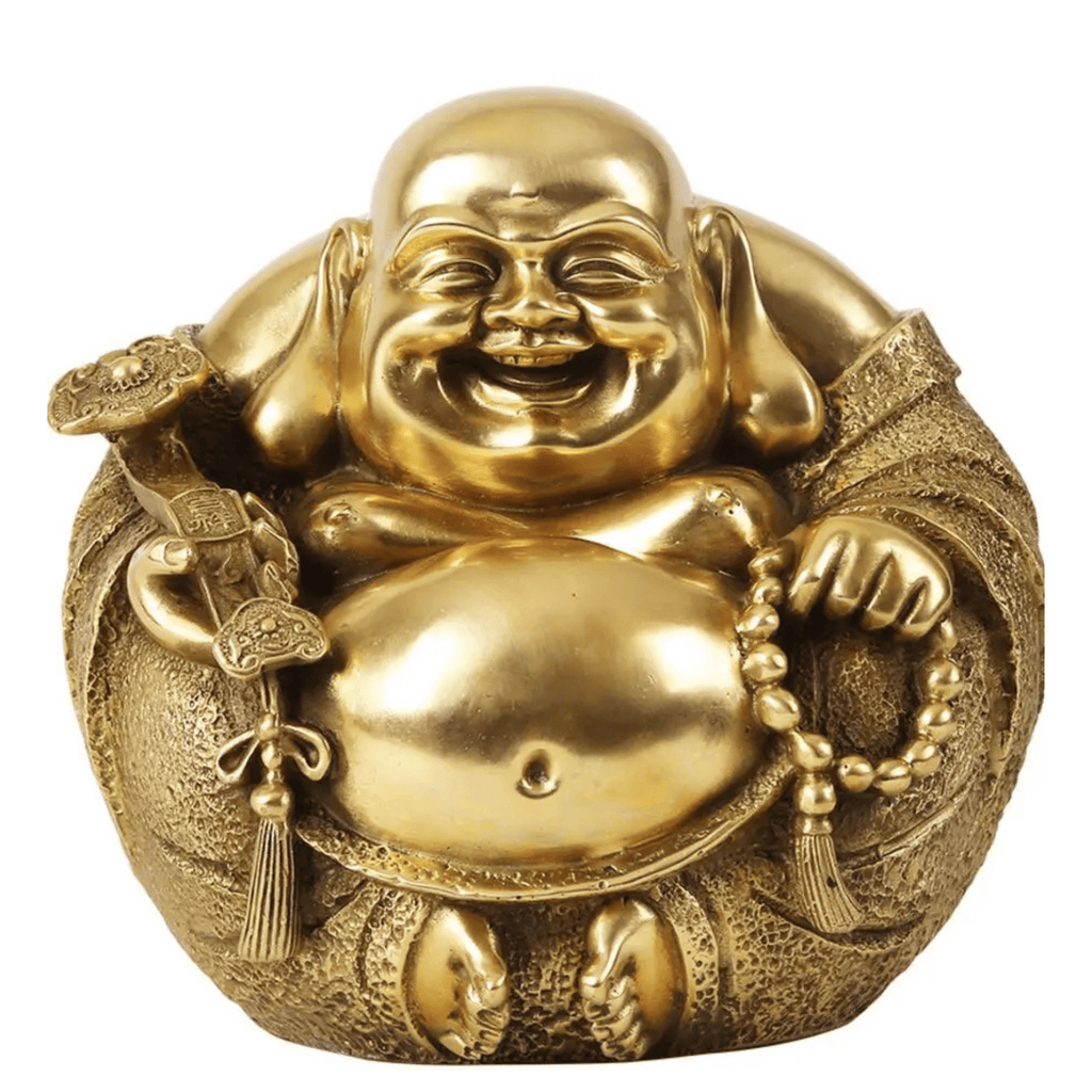 Artisan d'Asie Statues Bouddha Statue Bouddha Maitreya en cuivre