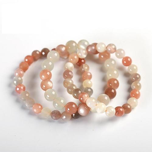 Multicolored Moonstone bracelet
