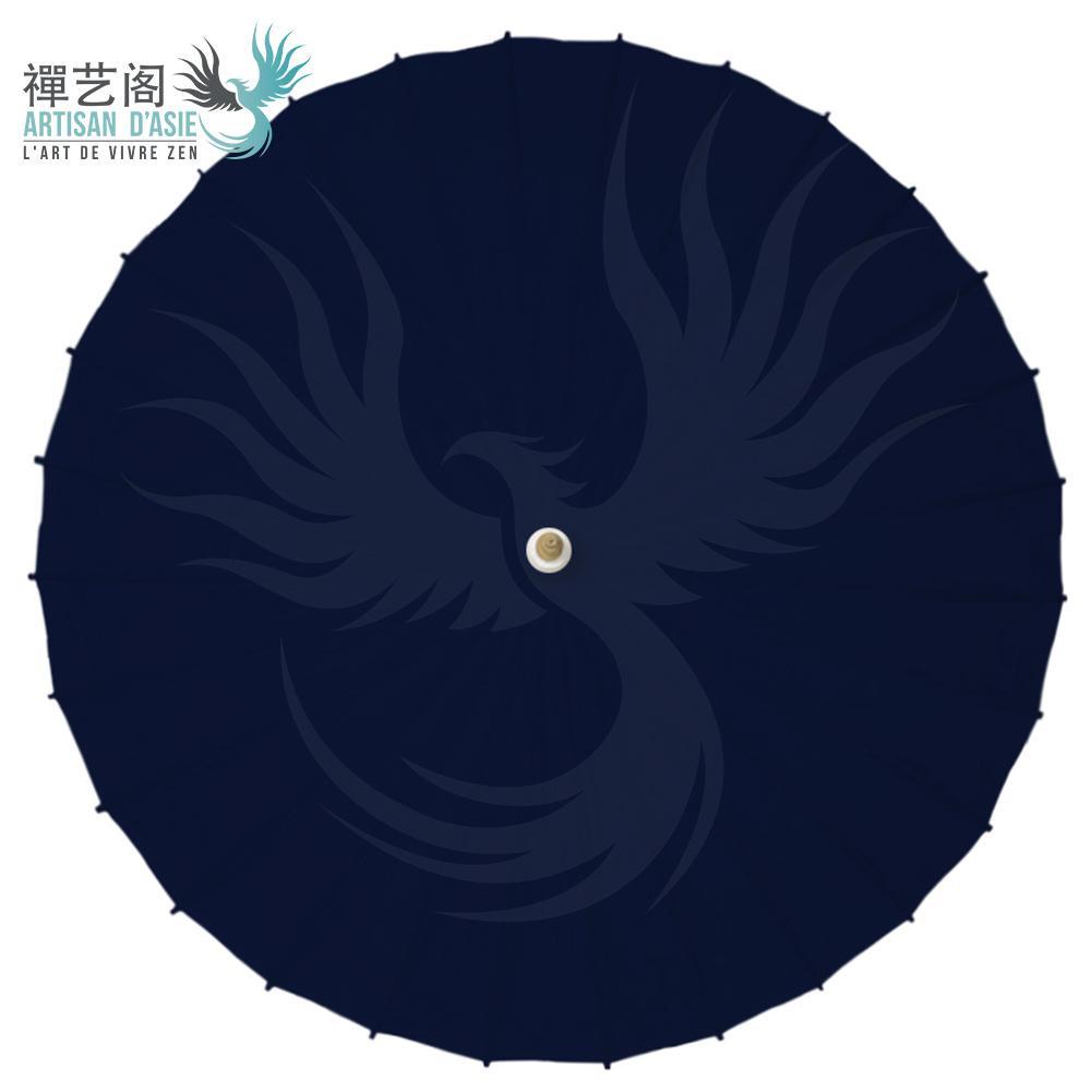 Artisan d'Asie Ombrelles Chinoises Noir Ombrelle chinoise colorée