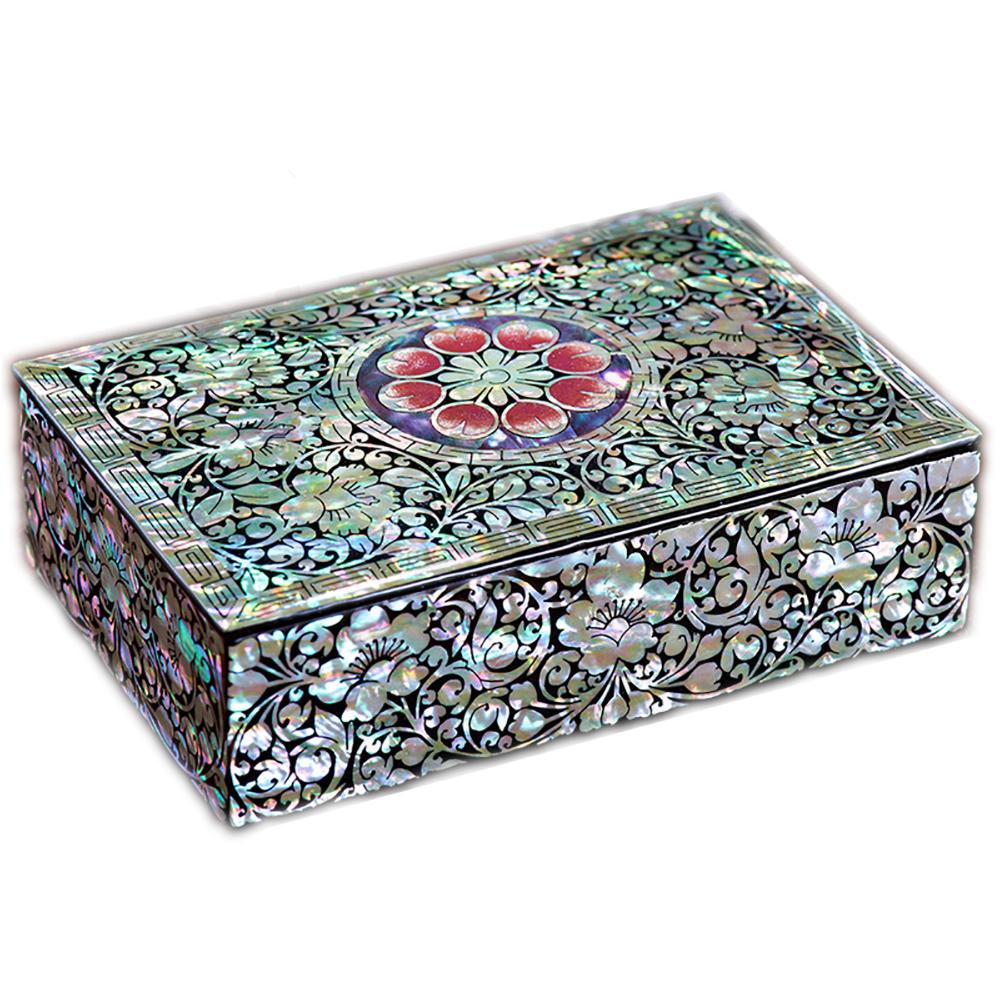 Chinese mother-of-pearl jewelry box