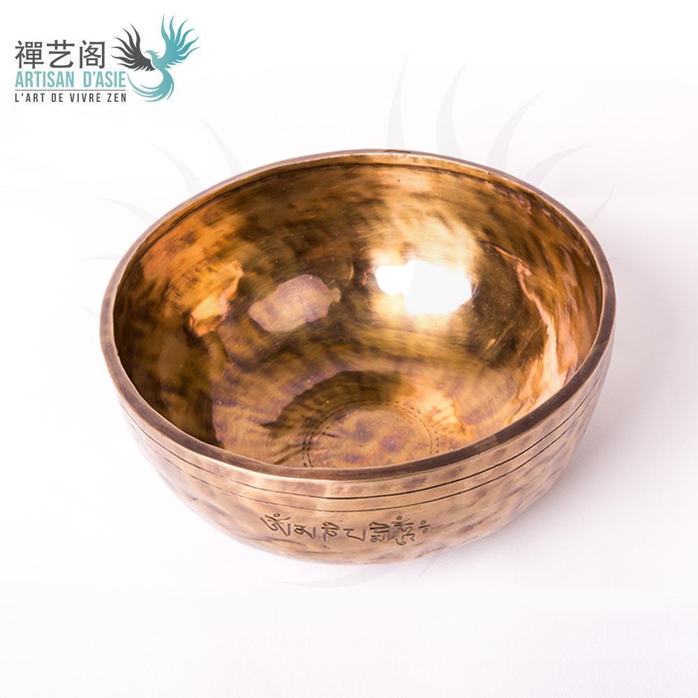 Double thickness copper singing bowl