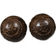 Boules de Qi Gong - Boules de santé chinoises en bois de oud - 6 modèles Boules Qi-Gong Artisan d'Asie Symbole de la destinée
