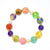 7 Chakras bracelet in coloured resin