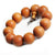 Bracelet mala en bois de santal brun Bracelets Malas Artisan d'Asie 