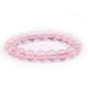 Bracelet mala en cristal rose Bracelets Malas Artisan d'Asie