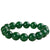 Bracelet mala en pierre d'agate verte Bracelets Malas Artisan d'Asie 