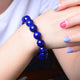 Bracelet mala en pierre de lapis lazuli Bracelets Malas Artisan d'Asie
