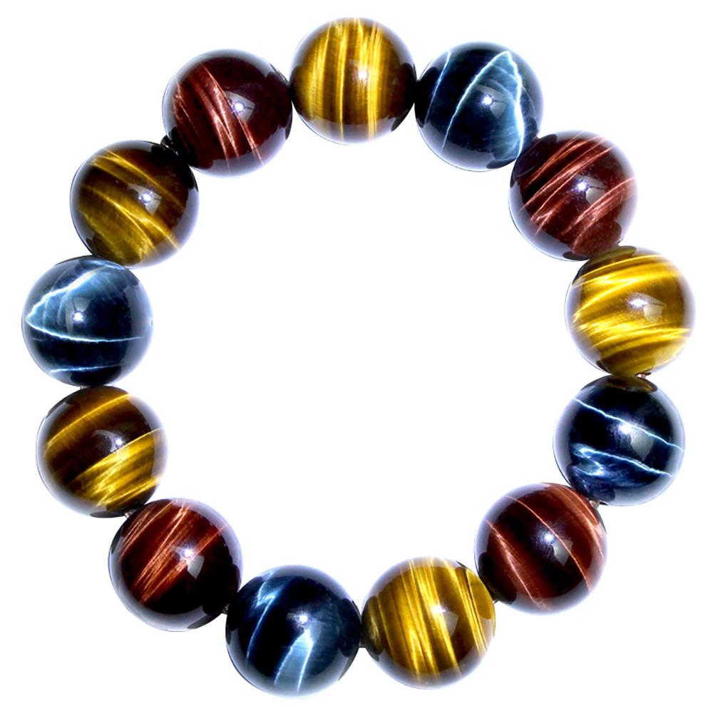Red tiger, yellow tiger and Blue Tiger Eye Bracelet