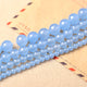 Bracelet mala fabriqué sur mesure Bracelets Malas Artisan d'Asie Bleu ciel - Cristal naturel Oui Argent