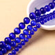 Bracelet mala fabriqué sur mesure Bracelets Malas Artisan d'Asie Bleu majorelle - Oeil de chat Oui Argent