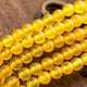 Bracelet mala fabriqué sur mesure Bracelets Malas Artisan d'Asie Jaune impérial - Cristal naturel Oui Argent