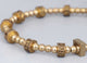 Bracelet tibétain tressé à la main avec perles en cuivre tibétaines Bracelets Tressés Tibétains Artisan d'Asie