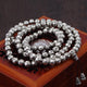 Collier Mala 108 Perles en Argent Pur 990/1000 Colliers Malas Artisan d'Asie