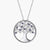 Silver tree of life pendant necklace 925