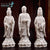 Lot de statues des Trois Saints de l'Ouest en céramique Statues Bouddha Artisan d'Asie 