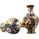 Paire de vases chinois en cloisonné – Fleurs Cloisonné Chinois Artisan d'Asie