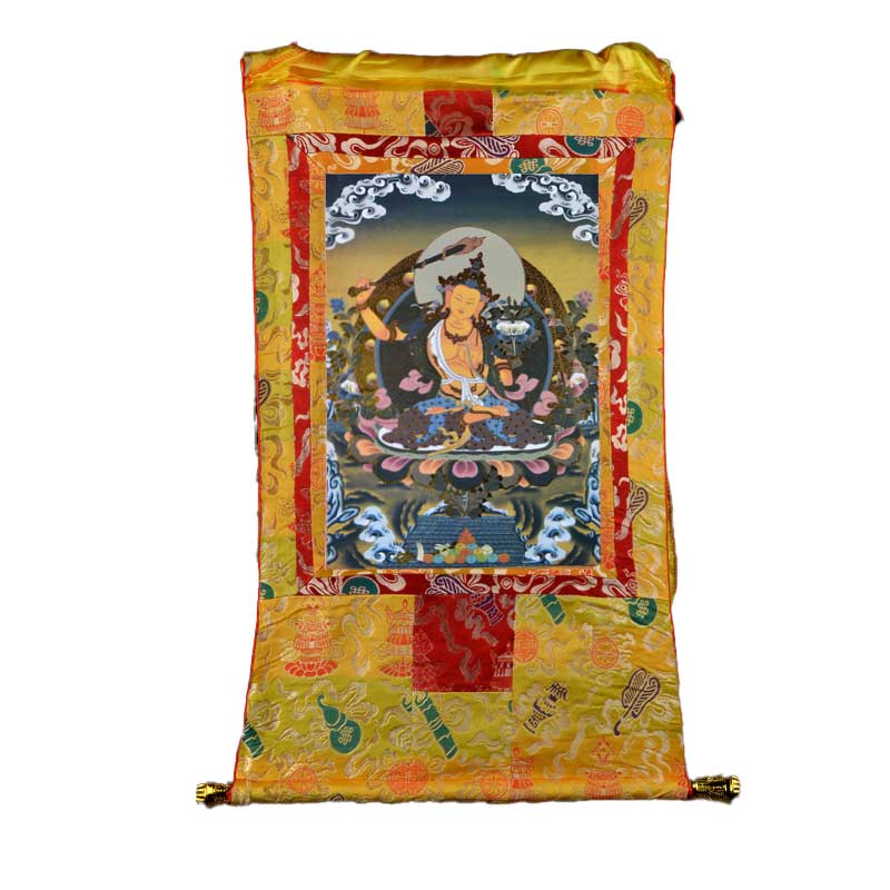 Thangka Bodhisattva painting of wisdom