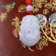 Pendentif Signes du Zodiaque en Jade Blanc Pendentifs & Amulettes Artisan d'Asie Dragon