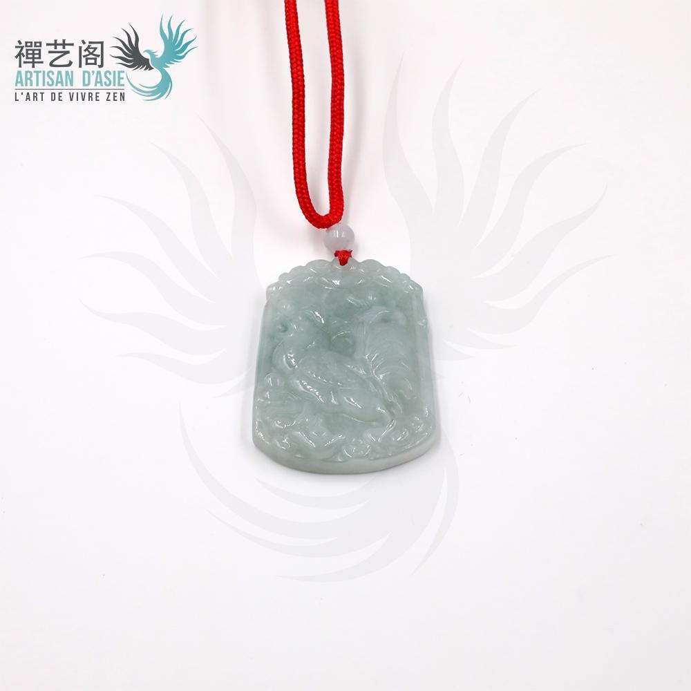 Pendentif Signs of the Zodiac in Natural Jade