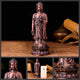 Statue Bouddha Amitabha en cuivre Statues Bouddha Artisan d'Asie M - 25.5 cm