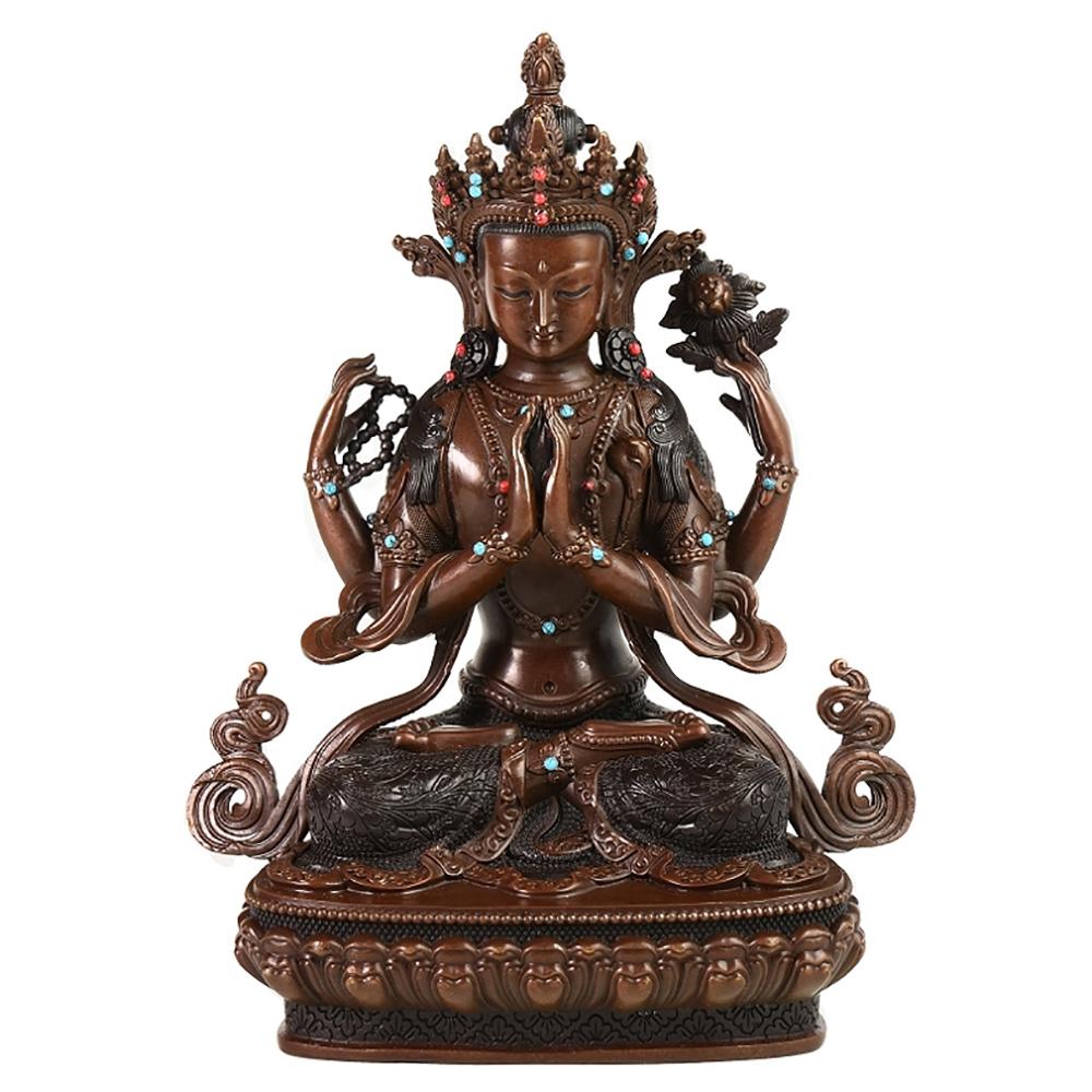 Buddha statue Avalokiteshvara (Guanyin) copper