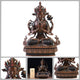 Statue Bouddha Avalokiteshvara (Guanyin) en cuivre Statues Bouddha Artisan d'Asie XL - 30 cm