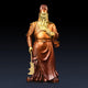 Statue Guanyu en cuivre Statues Asiatiques Artisan d'Asie