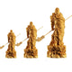 Statue guerrier Guanyu en bois de buis Statues Asiatiques Artisan d'Asie