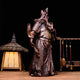 Statue guerrier Guanyu en cuivre ou cuivre jaune Statues Asiatiques Artisan d'Asie